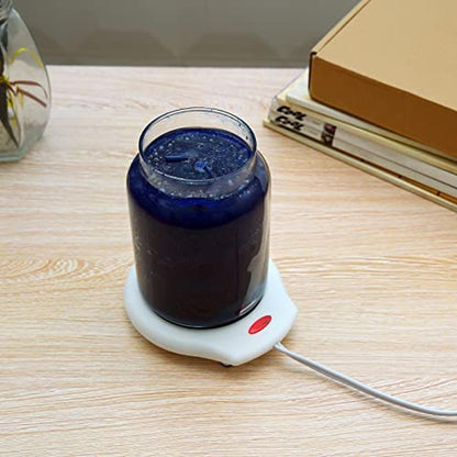 White Home Office Electric Mug Warmer – Packaging