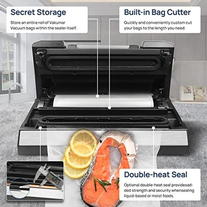 Liquid Vacuum Sealer: Vakumar 90Kpa Vacuum Sealer Machine – Close-up Detail