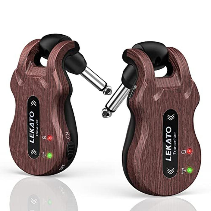 Guitar Transmitter: LEKATO Wireless Guitar System 5.8GHz – Front View