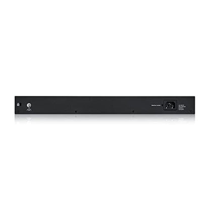 Zyxel 24-Port Gigabit Switch: Nebula Cloud Managed/L3 Access – Close-up Detail