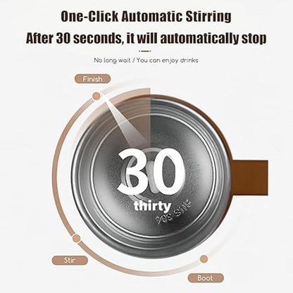 Self Stirring Coffee Mug: Rechargeable Automatic Self – Close-up Detail
