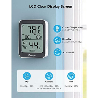Govee Indoor Hygrometer Thermometer 3 Pack – Close-up Detail