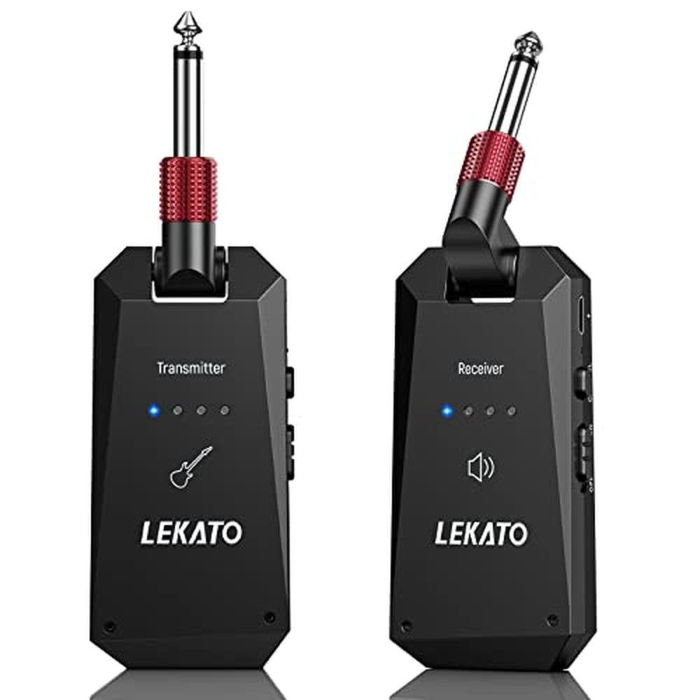 Guitar System: LEKATO 5.8G Wireless Guitar System Upgraded – Front View