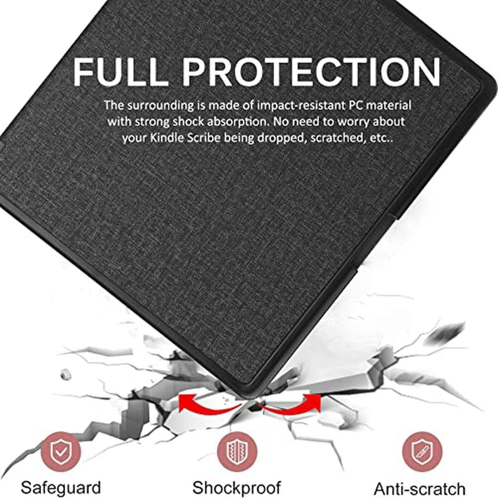 Kindle Scribe 2022 Case: Premium PU Leather Cover with Auto – Packaging