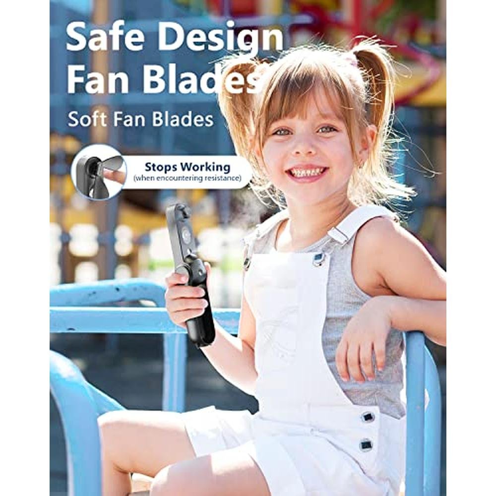 Sweetfull Misting: Sweetfull Handheld Personal Fan – In Use