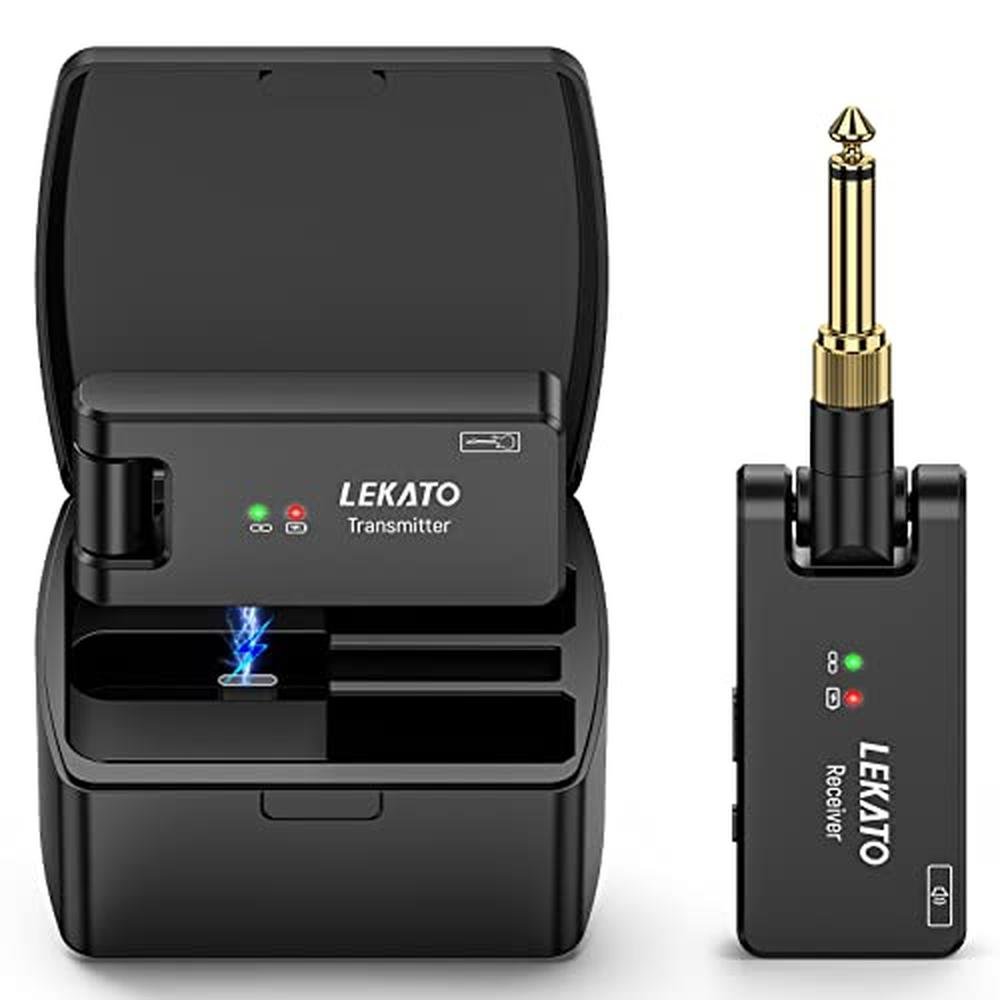 Guitar System: LEKATO WS-100 Wireless Guitar System with – Front View