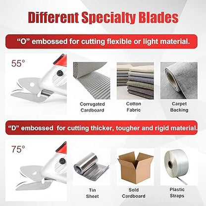 Electric Scissors: TOOLSPACE Cordless 4V Lithium-Ion – Close-up Detail