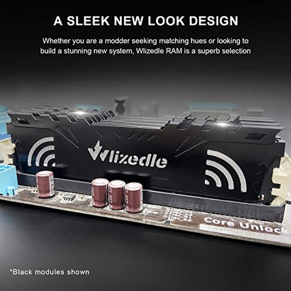 RAM Wlizedle: Wlizedle DDR3 16GB Kit 2x8GB 1333MHz CL9 – Side View