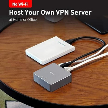 VPN Security: GL-Inet MT2500A Brume 2 Mini VPN Security – Close-up Detail
