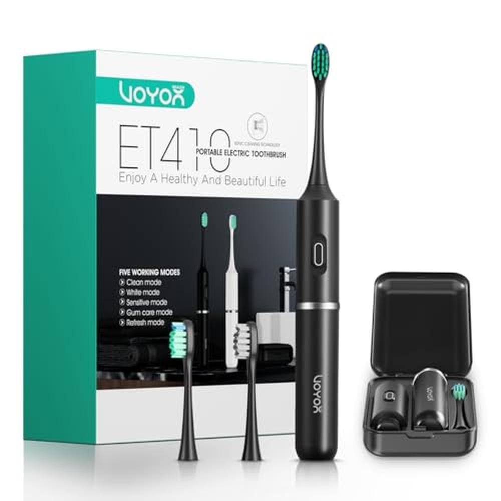 Travel Toothbrush: VOYOR-Health ET410 Rechargeable Electric – Front View