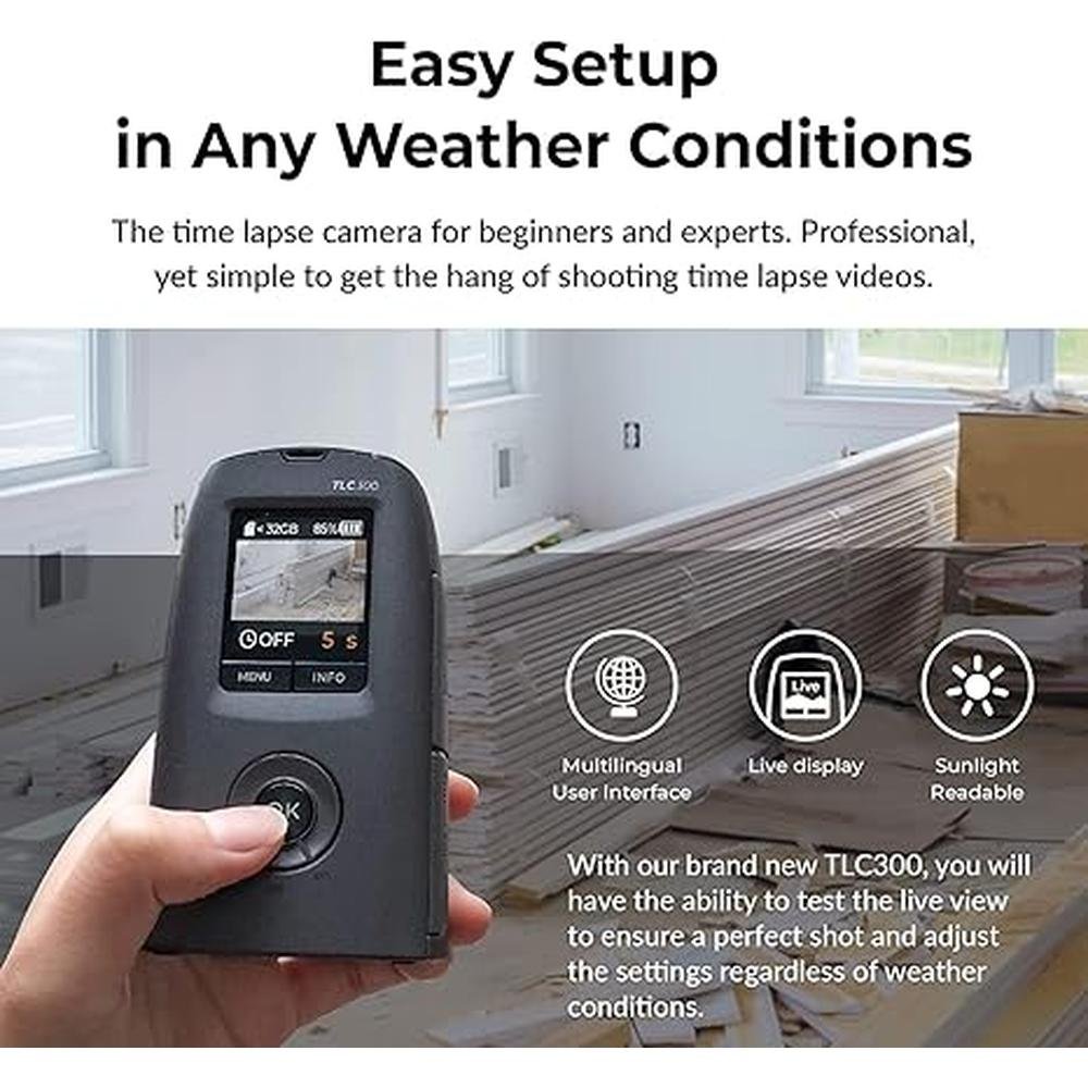 Camera Brinno: Brinno TLC300 Time Lapse Camera – Side View