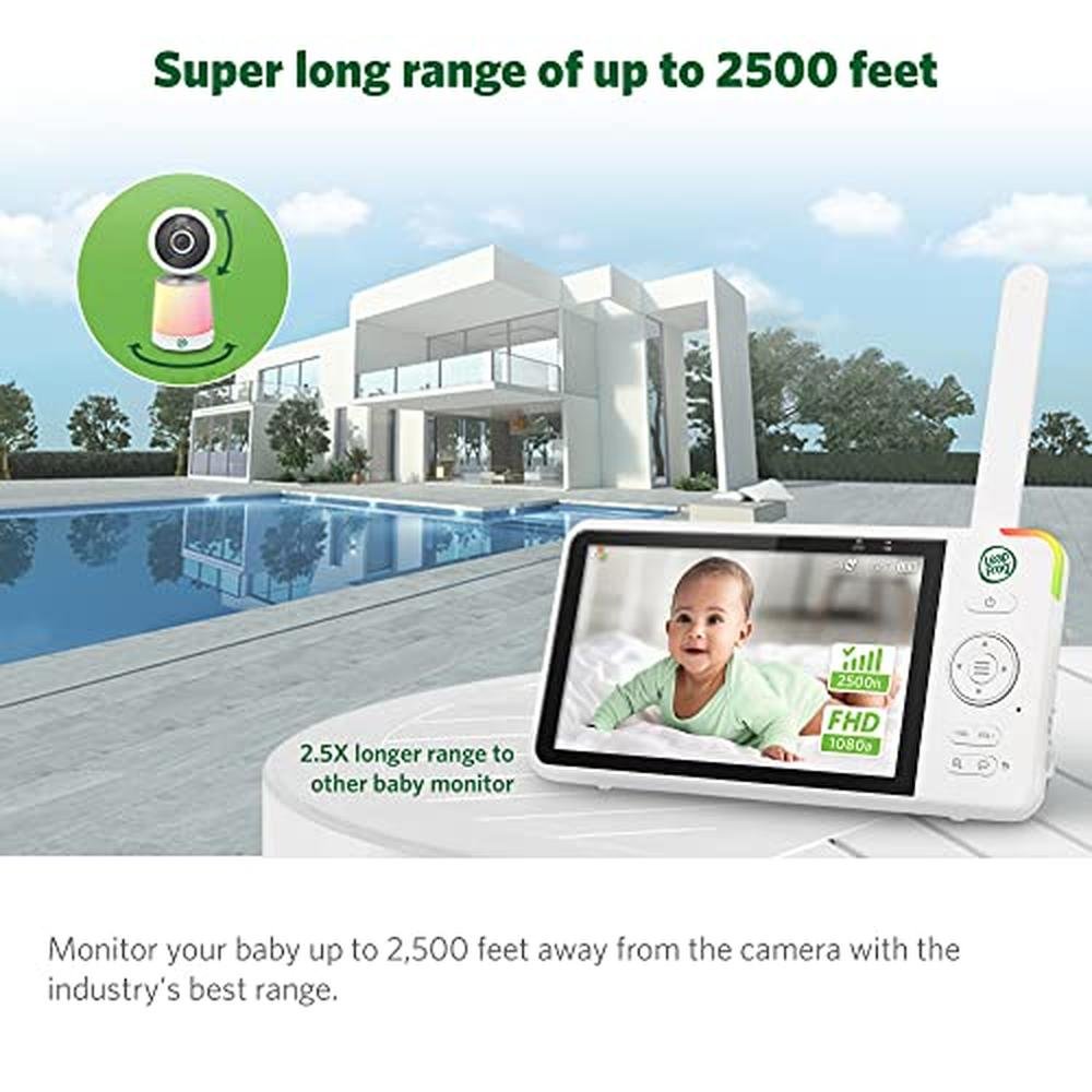 Night Secure: Leap Frog LF1726FHD Baby Monitor 5.5 1080p – Side View
