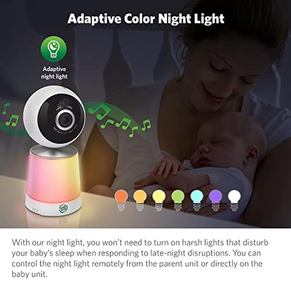 Night Secure: Leap Frog LF1726FHD Baby Monitor 5.5 1080p – Close-up Detail
