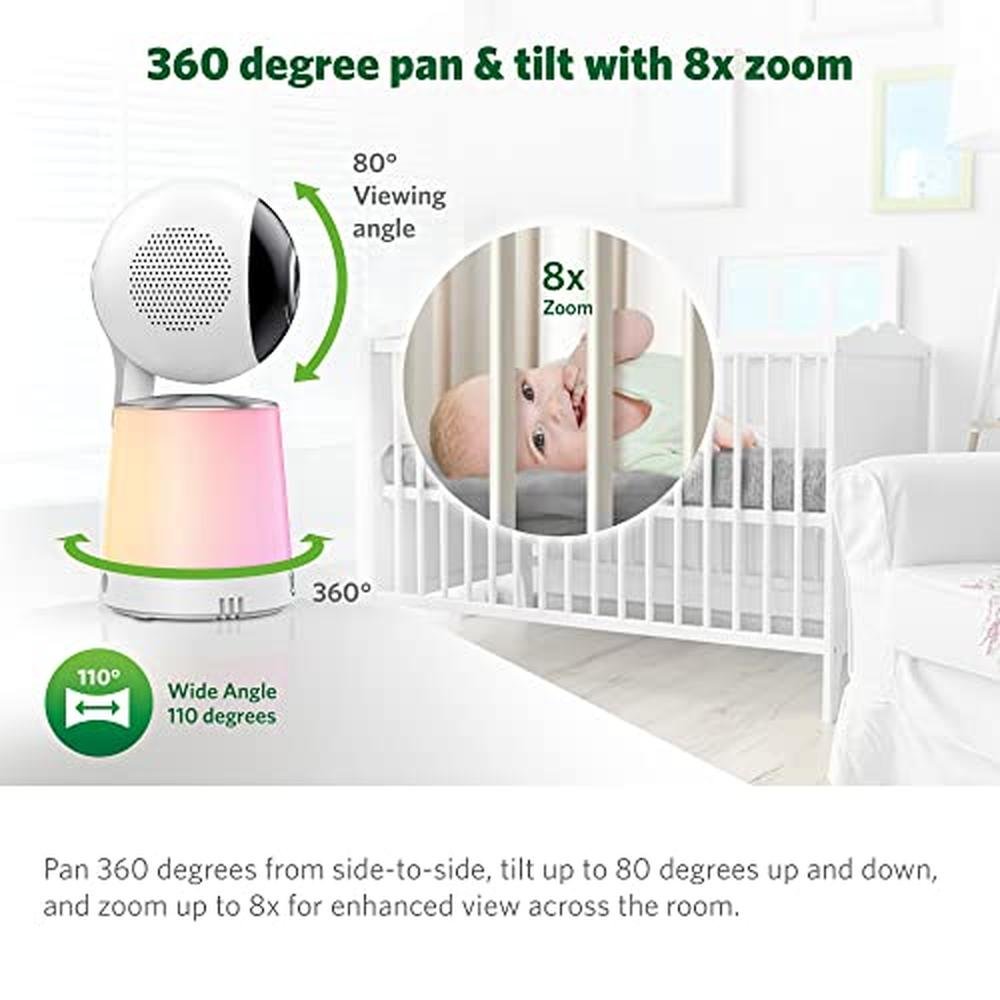 Night Secure: Leap Frog LF1726FHD Baby Monitor 5.5 1080p – In Use