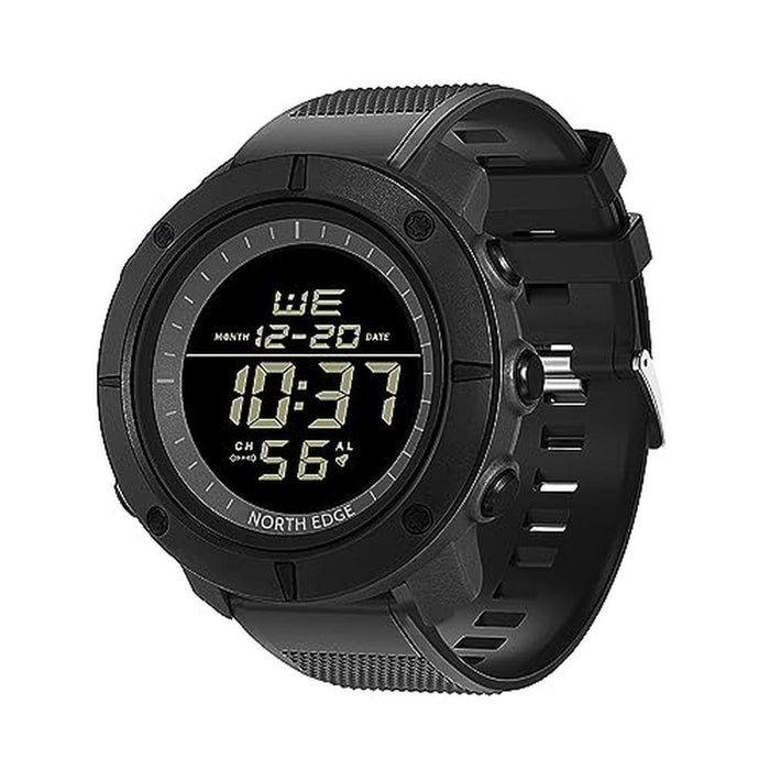 Digital Watch North: NORTH EDGE Sports Watch Large Face – Front View