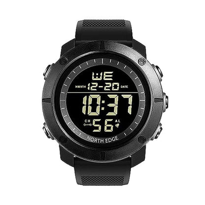 Digital Watch North: NORTH EDGE Sports Watch Large Face – Side View