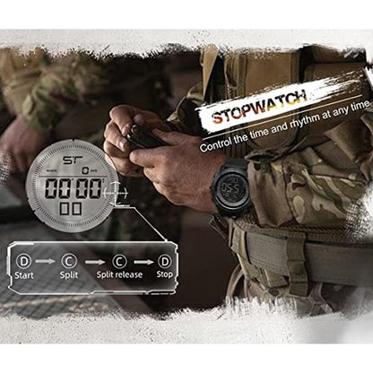 Digital Watch North: NORTH EDGE Sports Watch Large Face – In Use