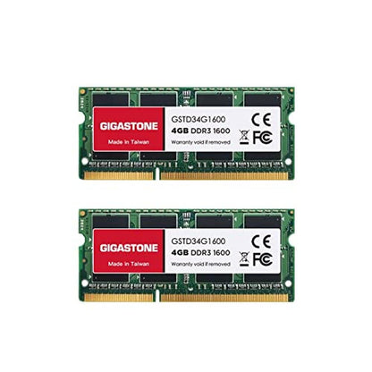 DDR3 PC3: GIGASTONE 8GB Kit 2x4GB DDR3L 1600MHz – Front View