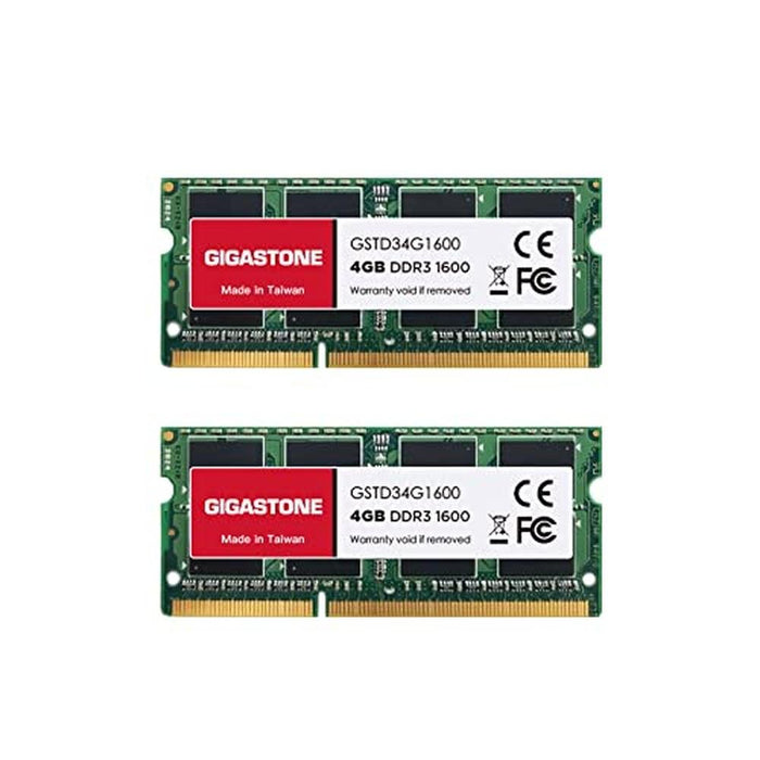 DDR3 PC3: GIGASTONE 8GB Kit 2x4GB DDR3L 1600MHz – Front View