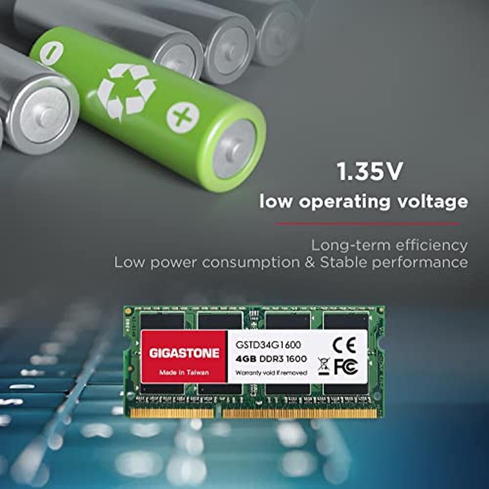 DDR3 PC3: GIGASTONE 8GB Kit 2x4GB DDR3L 1600MHz – In Use