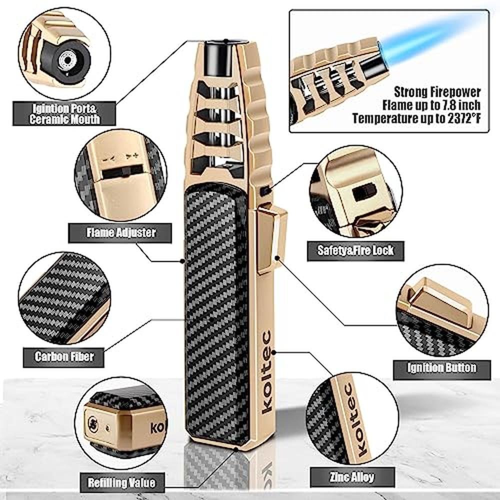 Butane Torch: KOLTEC Outdoor Windproof Cooking Torch – Close-up Detail