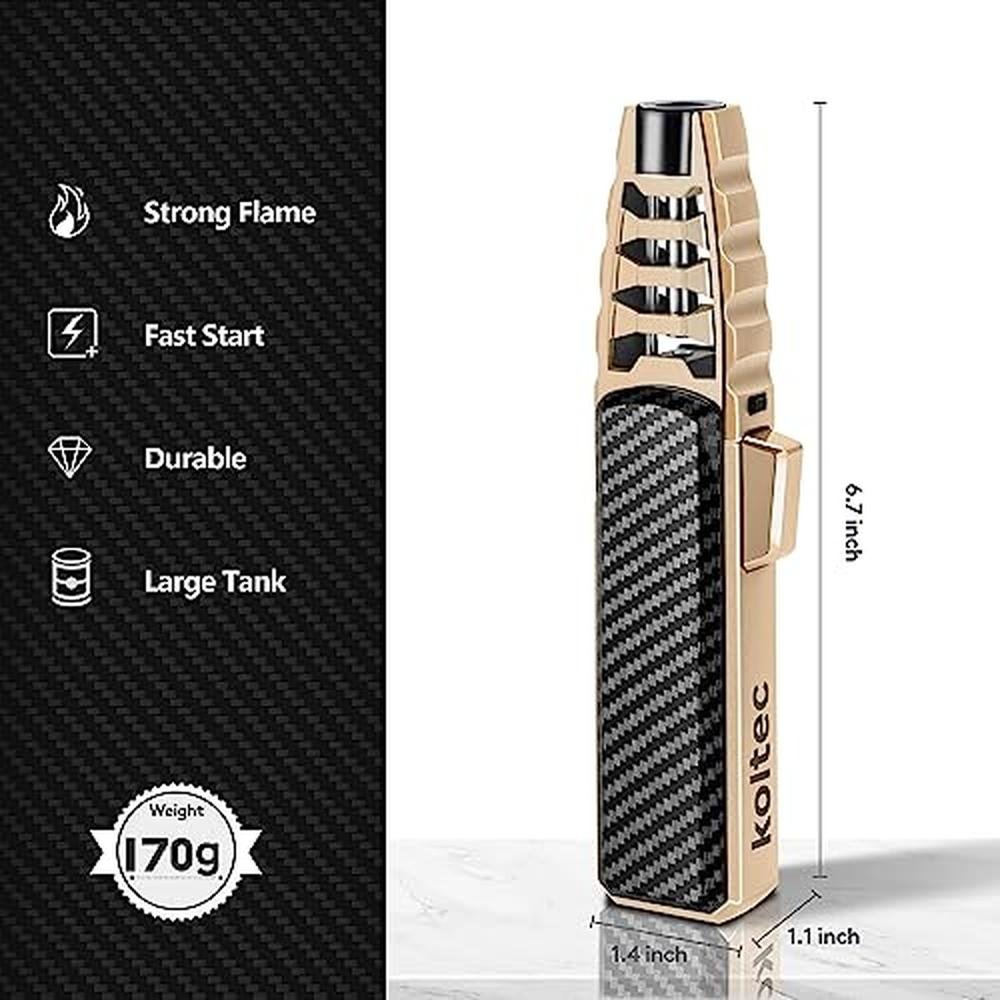 Butane Torch: KOLTEC Outdoor Windproof Cooking Torch – In Use