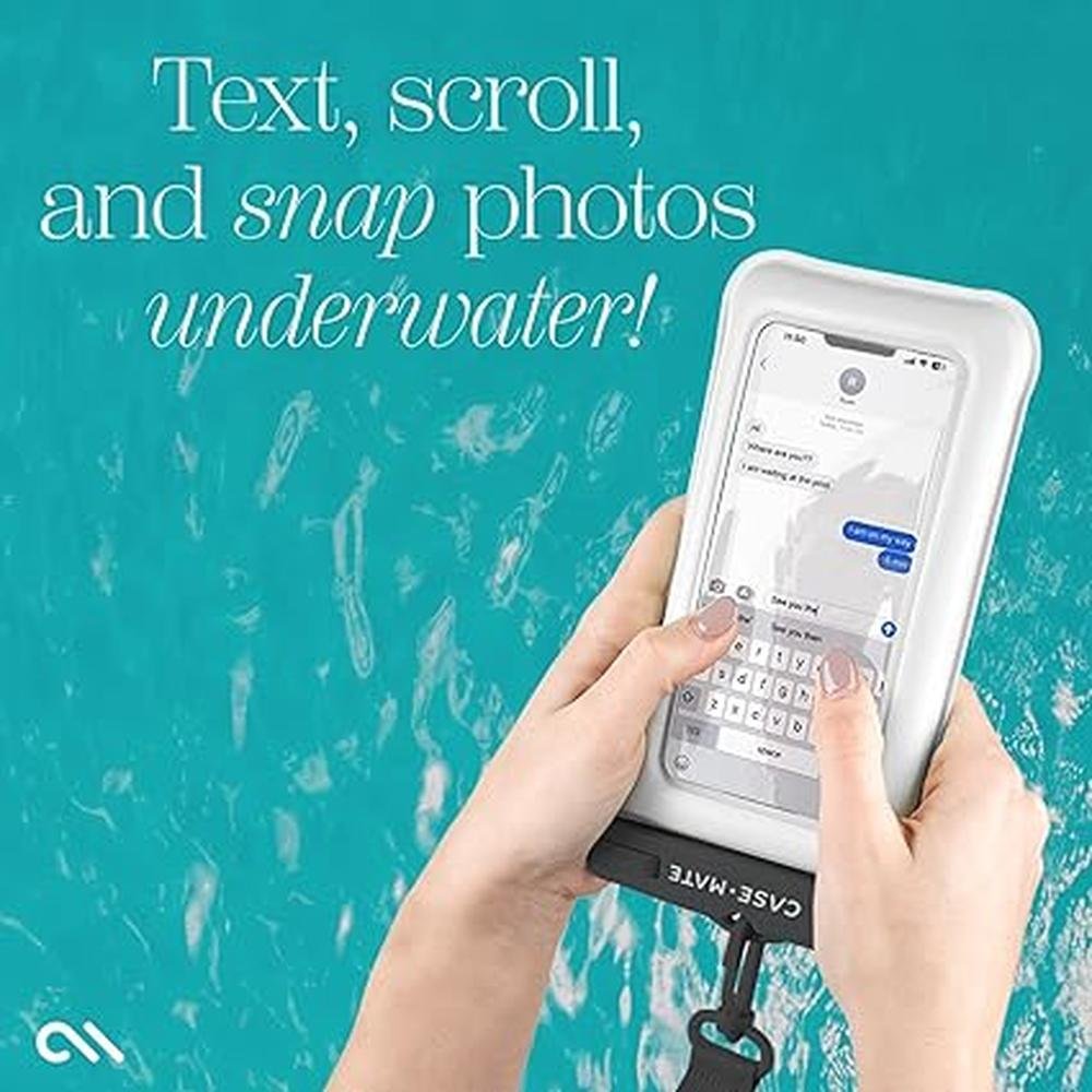 Waterproof Case: Case-Mate IP68 Waterproof Phone Pouch – Close-up Detail