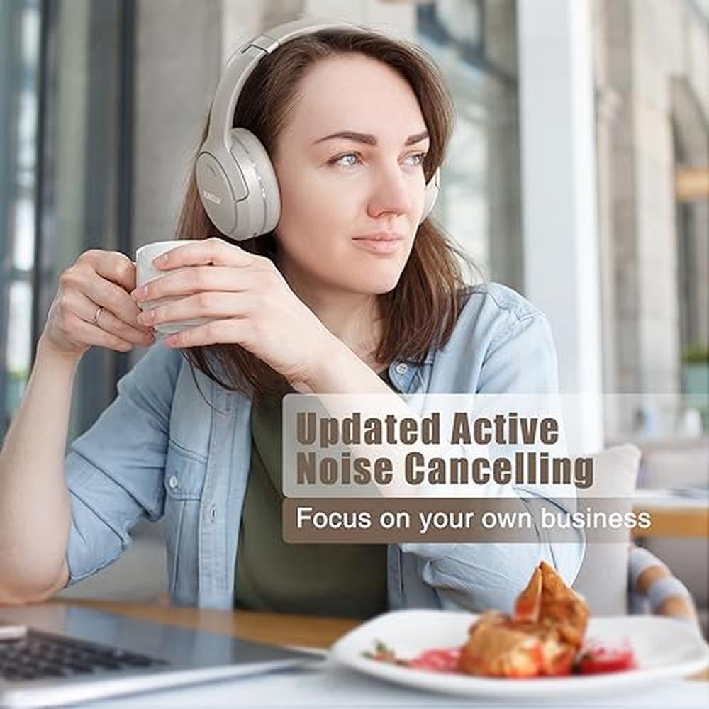 Headphones Runolim: RUNOLIM Hybrid Active Noise Cancelling – Side View