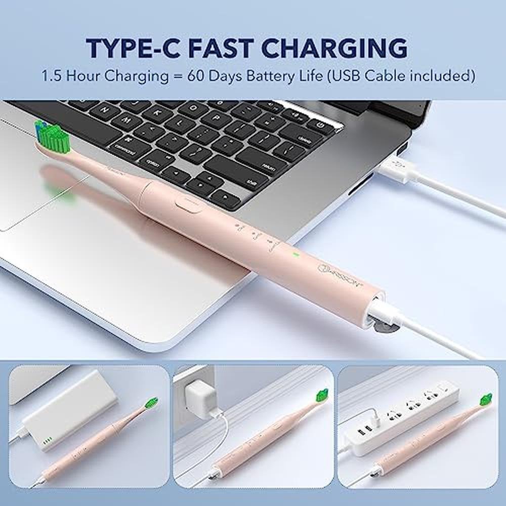 Toothbrush Electric: Arisson Sonic Electric Toothbrush 40 – Side View