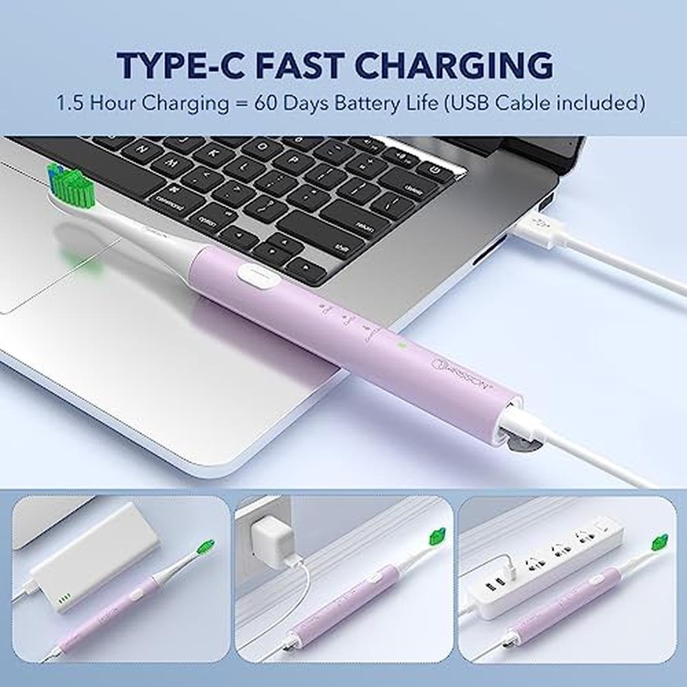 Electric Toothbrush: Arisson Sonic Electric Toothbrush 40 – Side View