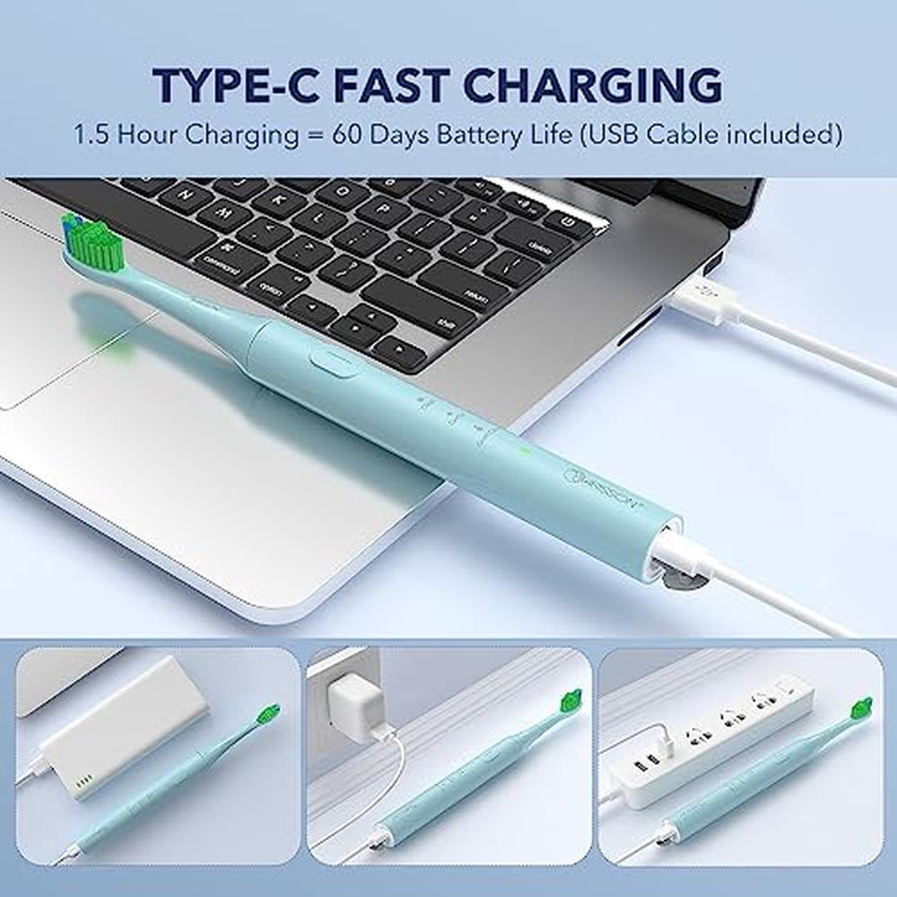 Electric Toothbrush: Arisson Sonic Electric Toothbrush 40 – Side View