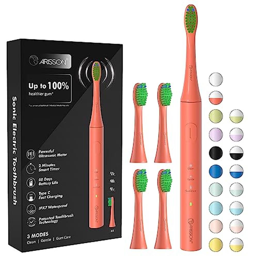 Toothbrush Electric: Arisson Sonic Electric Toothbrush 40 – Front View