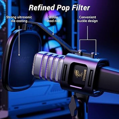 Mic Tonor TC30S: Tonor USB Gaming Microphone with RGB – Packaging