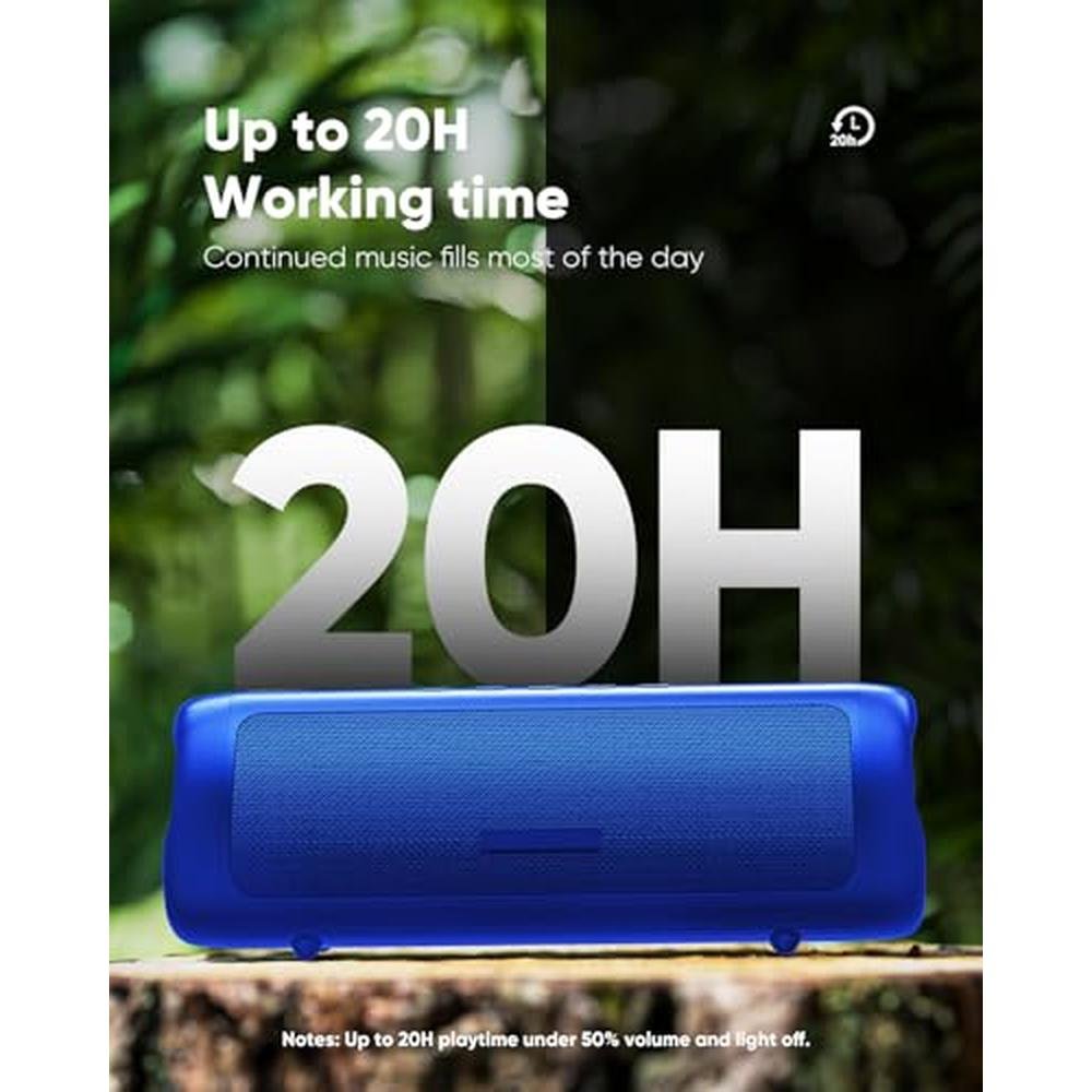 Bluetooth Speaker: Premium Waterproof IPX5 Wireless Speaker – Close-up Detail