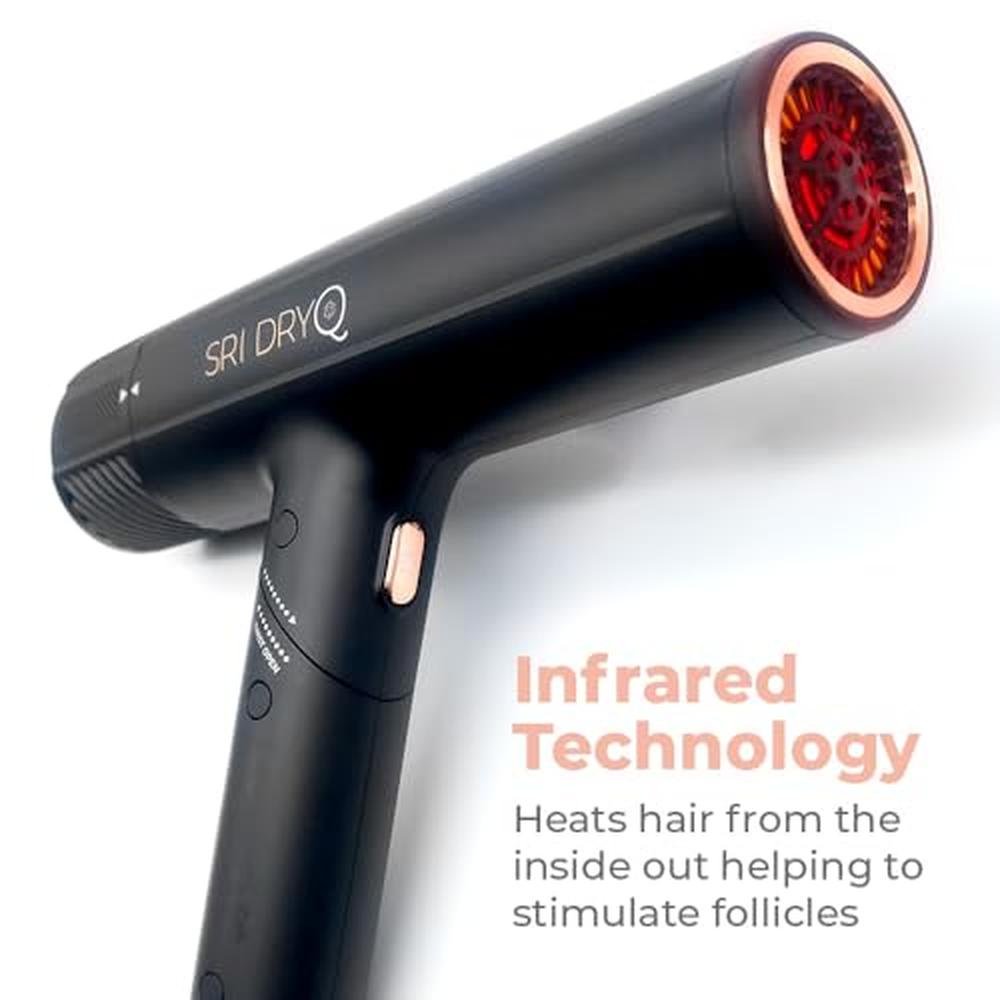 SRILabs DryQ: SRILabs Smart Hair Dryer Super Lightweight – Side View
