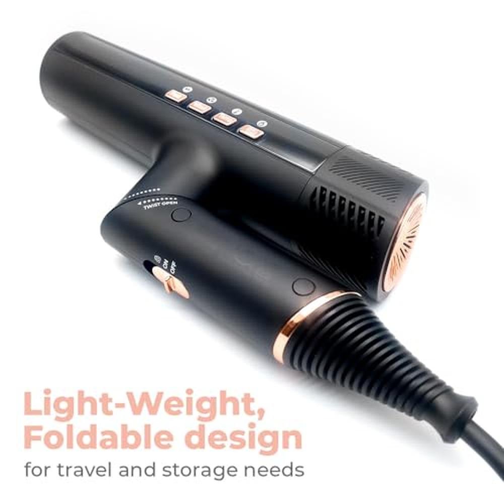 SRILabs DryQ: SRILabs Smart Hair Dryer Super Lightweight – In Use