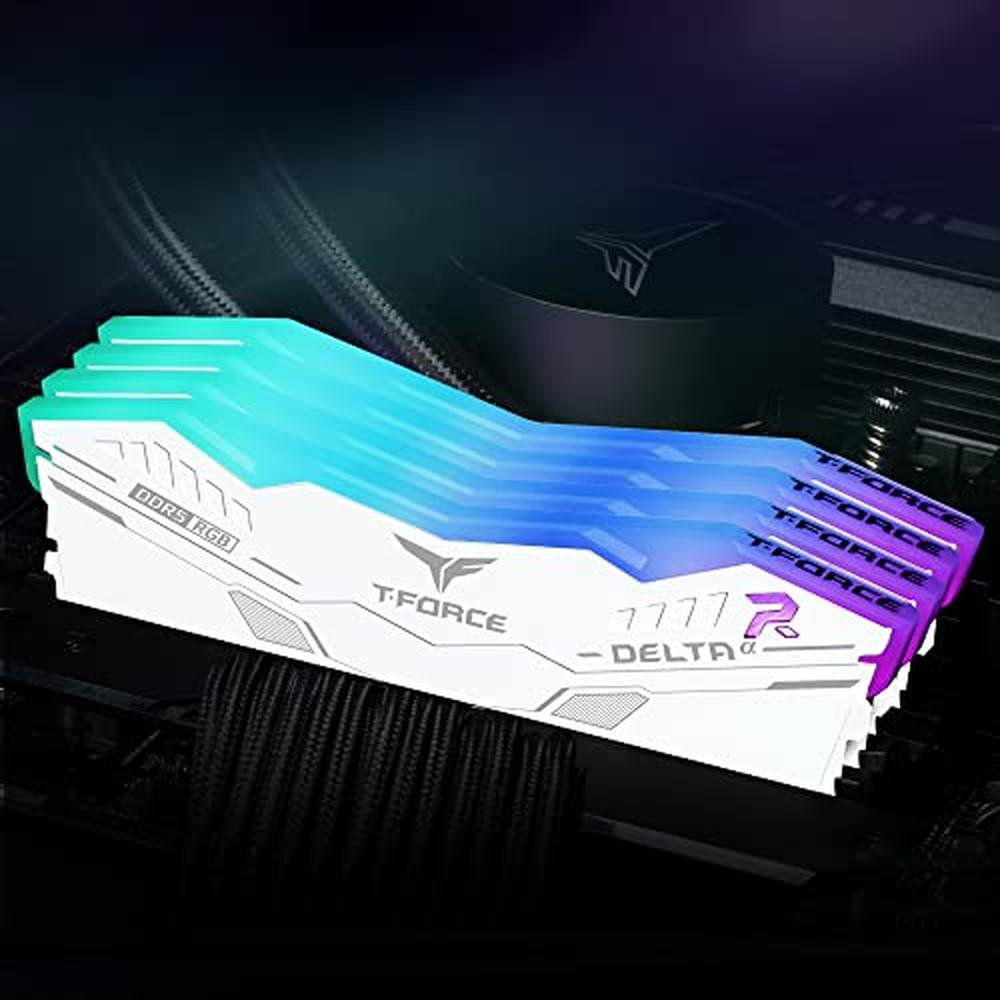 RAM Teamgroup: TEAMGROUP T-Force Delta Alpha RGB DDR5 32GB – Side View