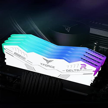 RAM Teamgroup: TEAMGROUP T-Force Delta Alpha RGB DDR5 32GB – Side View