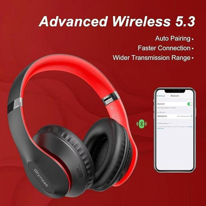 Wireless Bluetooth Headphones Over Ear 65H Playtime HiFi – Packaging
