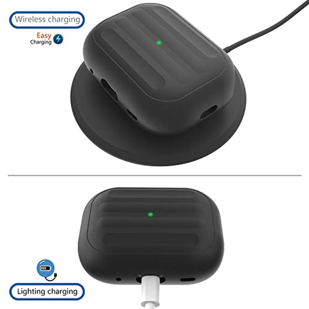 Anti-Lost Case: AirPods Pro 2nd Generation One-Piece Design – In Use