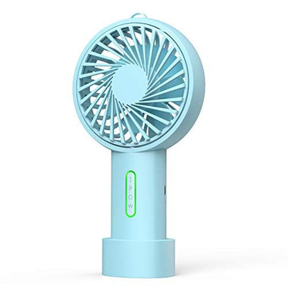 iPow Mini Portable Fan: 3-Speed Adjustable Angle USB – Front View