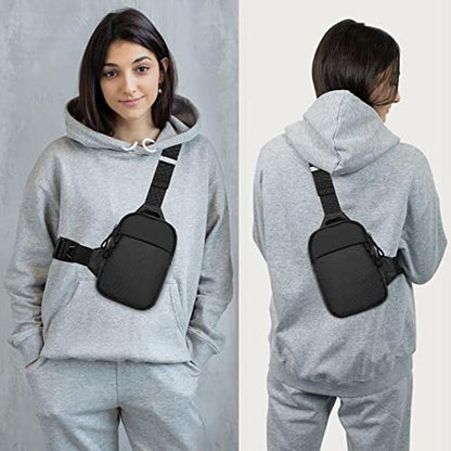 Long Keeper Mini Sling Bag: Premium Water Resistant – Close-up Detail