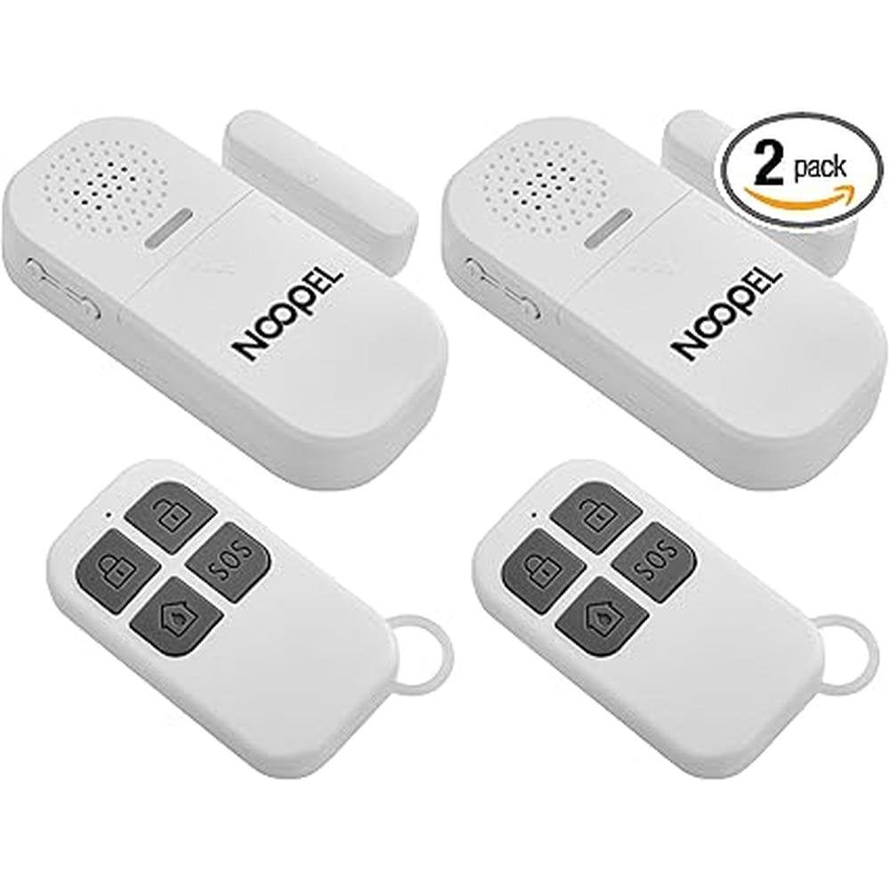 Door Alarm: Noopel 130db Window Alarm Sensors for Kids – Front View