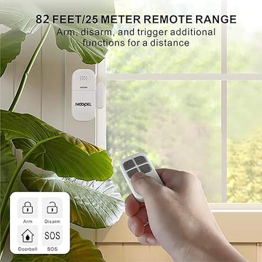Door Alarm: Noopel 130db Window Alarm Sensors for Kids – Close-up Detail