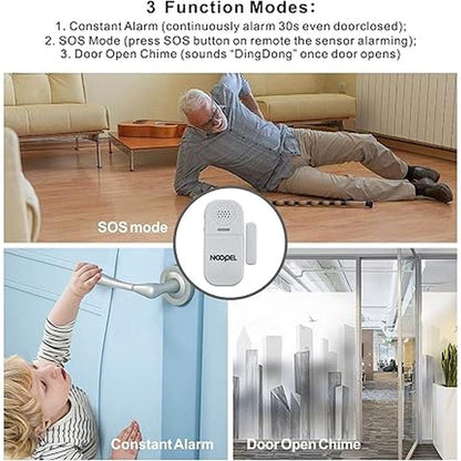 Door Alarm: Noopel 130db Window Alarm Sensors for Kids – Packaging