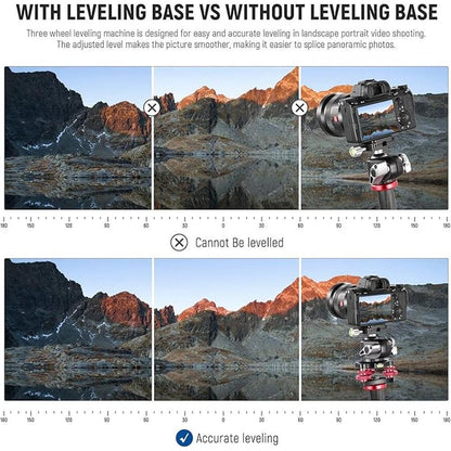NEEWER Tripod Head Leveling Base – Close-up Detail
