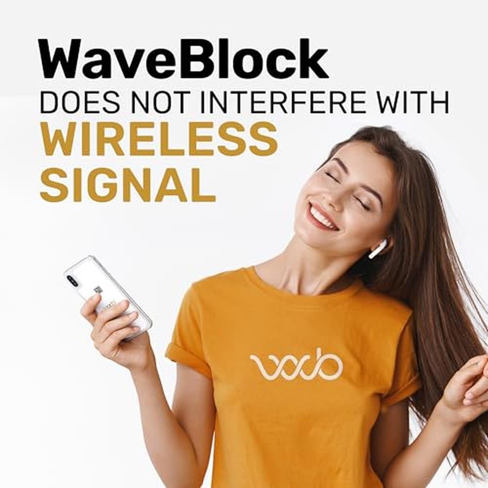 Classic AirPods: WaveBlock EarProtect Sticker – In Use