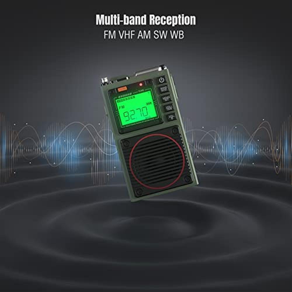 Radio Shortwave: Raddy RF75A APP Control Portable Shortwave – Close-up Detail