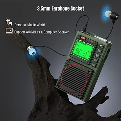 Radio Shortwave: Raddy RF75A APP Control Portable Shortwave – In Use