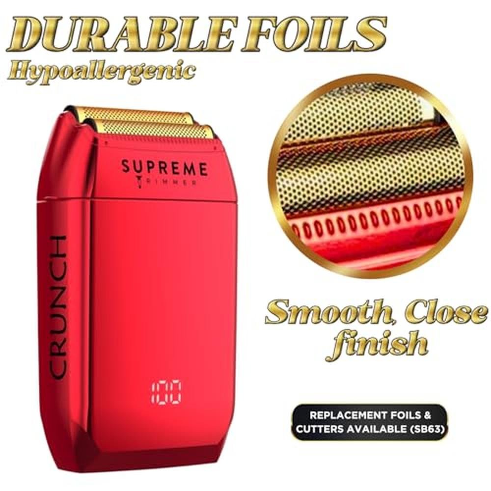 Electric Razor for Men: Supreme Trimmer Crunch STF602 – Close-up Detail